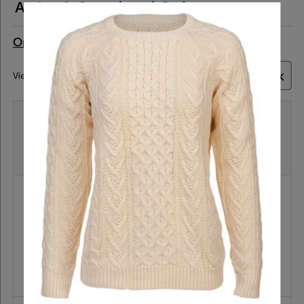 Forever 21 | Ivory Cable Knit Sweater